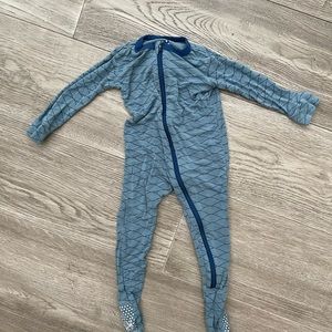 Blue kickee pants sleeper